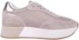 Liu Jo Sportieve Suède Sneakers met Mesh Details Beige Dames - Thumbnail 20