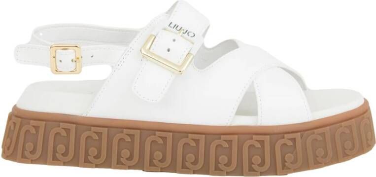 Liu Jo Stijlvolle Sandalen voor Vrouwen White Dames