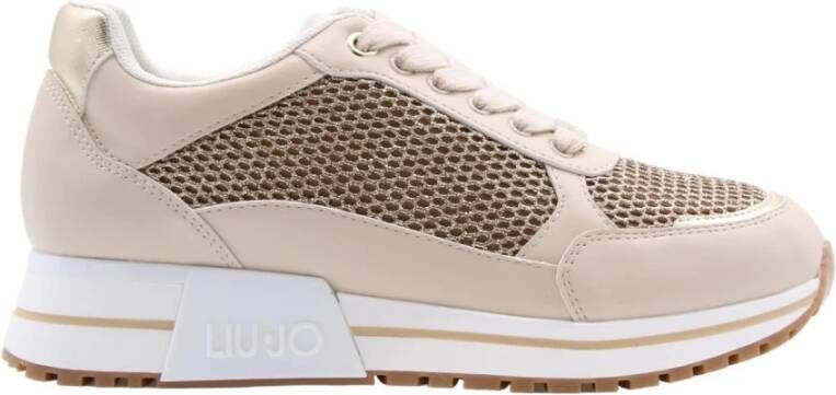 Liu Jo Stijlvolle Thimpu Sneaker voor Vrouwen Beige Dames