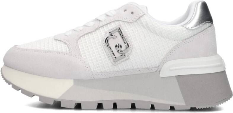 Liu Jo Stijlvolle witte lage sneakers White Dames