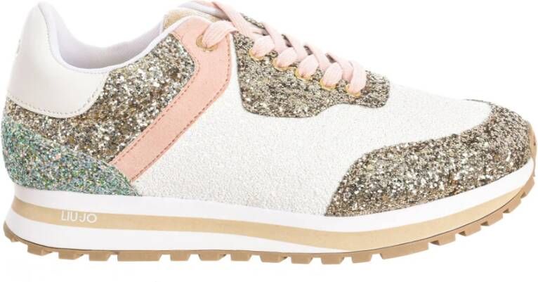 Liu Jo Studded Metallic Sneakers Multicolor Dames