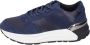 Liu Jo Suede Heren Sneakers Blue Heren - Thumbnail 1