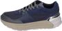 Liu Jo Suede Leren Heren Sneakers Blue Heren - Thumbnail 1