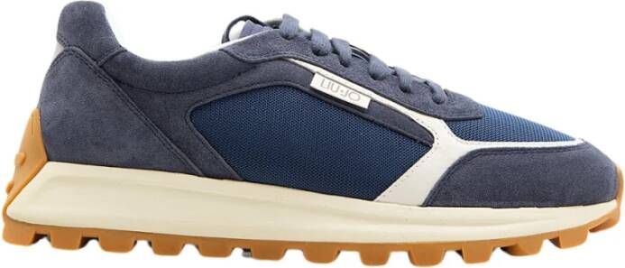 Liu Jo Trendy Donkerblauwe Lage Sneaker Blue Heren