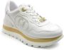 Liu Jo Witte Sport Sneakers Logo Zijkant White Dames - Thumbnail 1