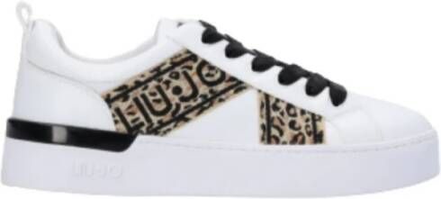 Liu Jo Witte Dierenprint Sneakers White Dames