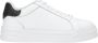Liu Jo Witte Leren Sneaker met Reliëf Logo White Dames - Thumbnail 6