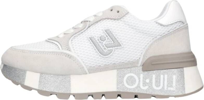 Liu Jo Witte Mesh en Beige Suède Sneakers Multicolor Dames