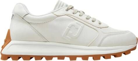 Liu Jo Witte Minimalistische Sneakers White Heren