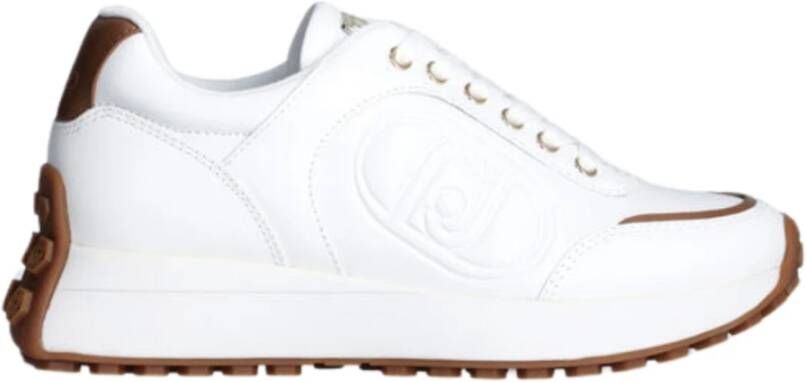 Liu Jo Witte Platte Sneaker White Dames