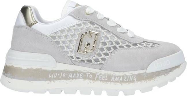 Liu Jo Witte Sneaker met Verwijderbare Binnenzool Multicolor Dames