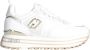 Liu Jo Witte Sneakers Elegant Ontwerp Metalen Details White Dames - Thumbnail 11