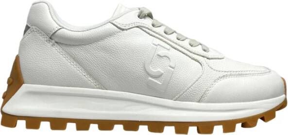 Liu Jo Witte Minimalistische Sneakers White Heren