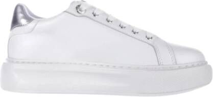 Liu Jo Witte Sport Sneakers Logo Zijdetail White Dames