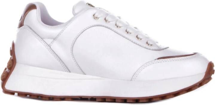 Liu Jo Witte Sport Sneakers Logo Zijkant White Dames