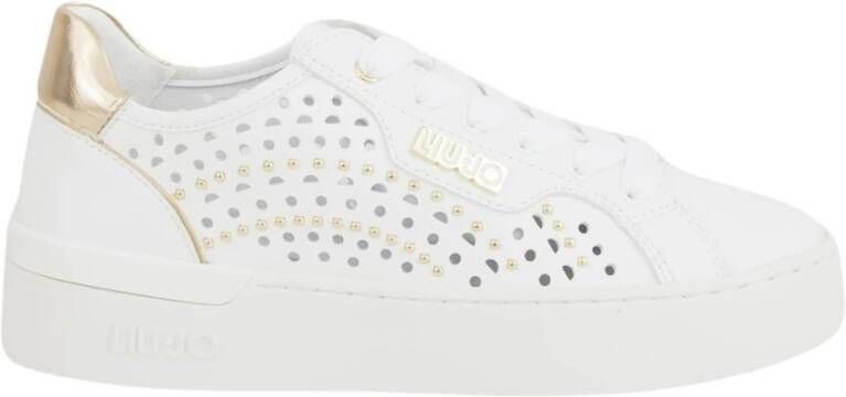 Liu Jo Witte Studs Sneaker White Dames