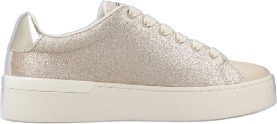 Liu Jo Zilveren Glamour Sneakers Beige Dames