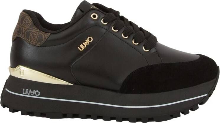 Liu Jo Zwarte Sneaker Schoenen Black Dames