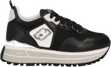 Liu Jo Zwarte Sneakers Iconische Stijl Comfort Black Dames