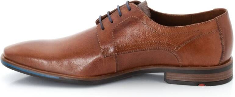 Lloyd Moderne Leren Veterschoenen Brown Heren