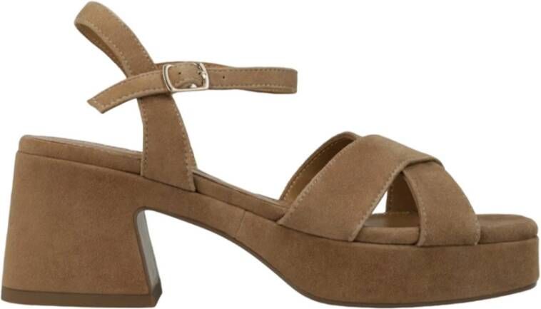 Lodi Beige Jurk Sandalen voor Vrouwen Beige Dames