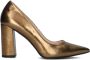 Lodi Pumps Stiletto Dames Damesschoenen Leer hoogte 9 cm Sebet Brons - Thumbnail 2