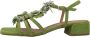 Lodi Elegant High Heel Sandals Green Dames - Thumbnail 1