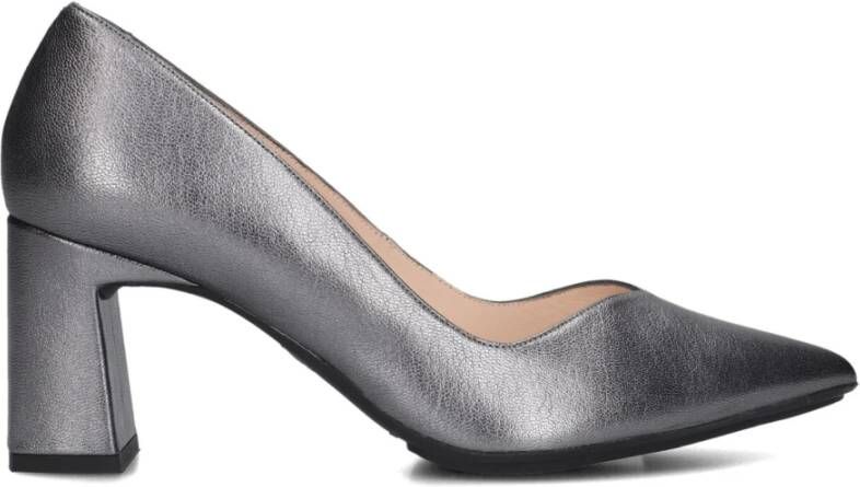 Lodi Elegante leren pumps met puntneus Gray Dames