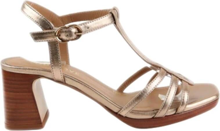 Lodi Gouden Jurk Sandalen voor Vrouwen Yellow Dames