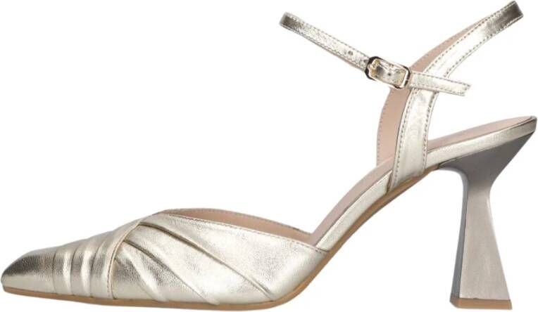 Lodi Gouden Puntige Neus Sandalen Gray Dames