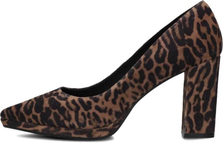 Lodi Luipaardprint pumps voor chique outfits Brown Dames