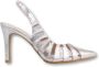 Lodi Vinyl en leren slingback pumps Gray Dames - Thumbnail 1