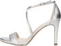 Lodi Sandalen Dames Damesschoenen Leer Naaldhak hoogte 8 cm Idaire met Zilver - Thumbnail 8