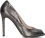 Lodi Pumps Stiletto Dames Damesschoenen Leer Slangenprint Blokhak hoogte 10 cm Wolis te Lood - Thumbnail 1