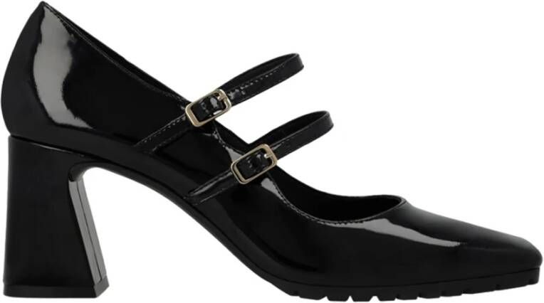 Lodi Zwarte lakleren jurkschoenen Black Dames