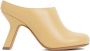 Loewe Beige Leren Enkellaarzen Terra Hak Beige Dames - Thumbnail 1