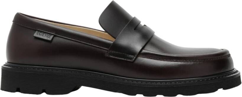 Loewe Blaze Mocassin Schoenen Brown Dames