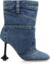 Loewe Denim enkellaarzen 'Toy' Blue Dames - Thumbnail 1