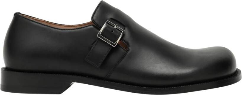 Loewe Geknoopte Derby Campo Schoenen Black Heren