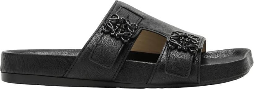 Loewe Lage Sandaal in Trendy Stijl Black Dames