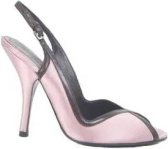 Loewe Pre-owned Fabric heels Pink Dames