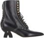 Loewe Pre-owned Leather boots Black Dames - Thumbnail 1