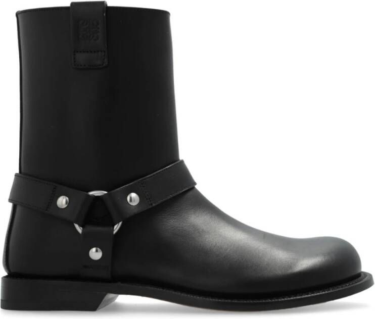 Loewe Zwarte Campo Bikerlaarzen Black Dames