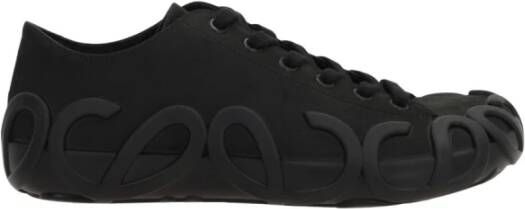 Loewe Zwarte Suède Lage Sneakers Black Dames