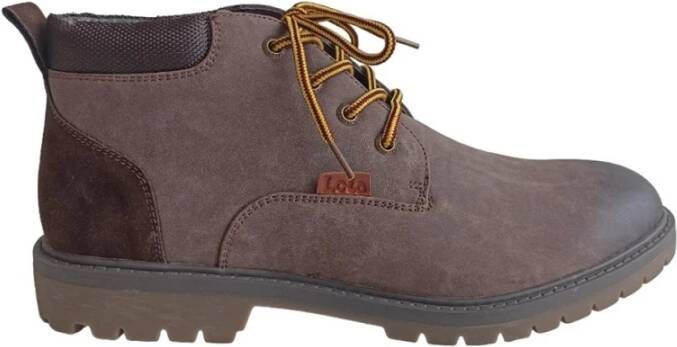 Lois Bruine Casual Synthetische Herenlaars Brown Heren