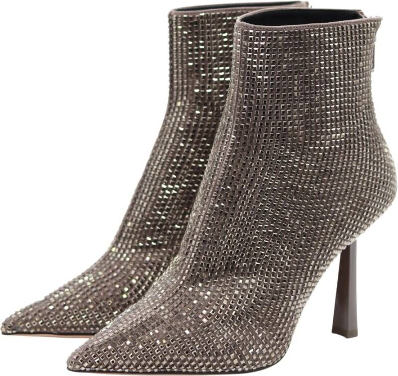 Lola Cruz Heeled Boots Grijs Dames