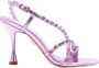Lola Cruz Hoge hak sandalen voor stijlvolle vrouwen Roze Dames - Thumbnail 2