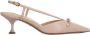 Lola Cruz Leren Slingback Schoenen met Strikdetail Beige Dames - Thumbnail 1