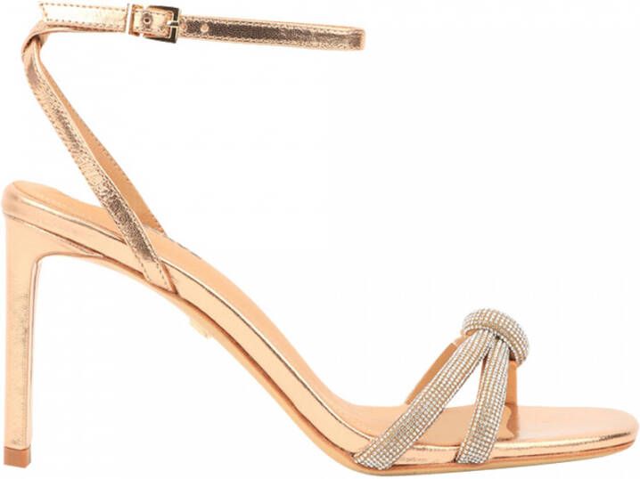 Lola Cruz Gouden 251z14 Sandalen