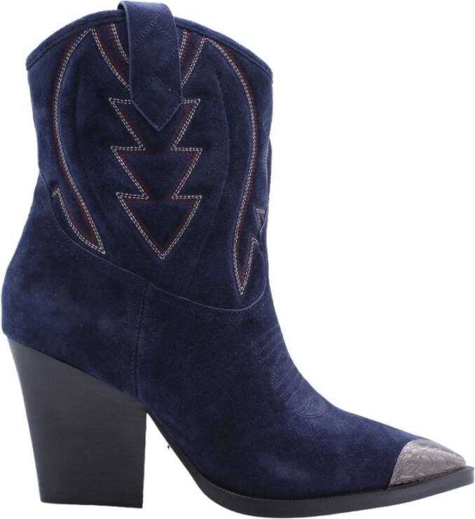 Lola Cruz Stijlvolle Boot voor februari Blue Dames